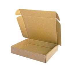 30x26x5,5 cm Ziplock-Box Kraft Doppelt Gewellt