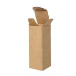 3x3x8 cm Kraftkarton Box Einfach Gewellt